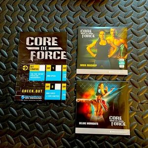 Core de Force MMA Mashup and Deluxe Workout DVDs, new